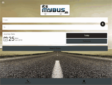 Tablet Screenshot of itsmybus.in
